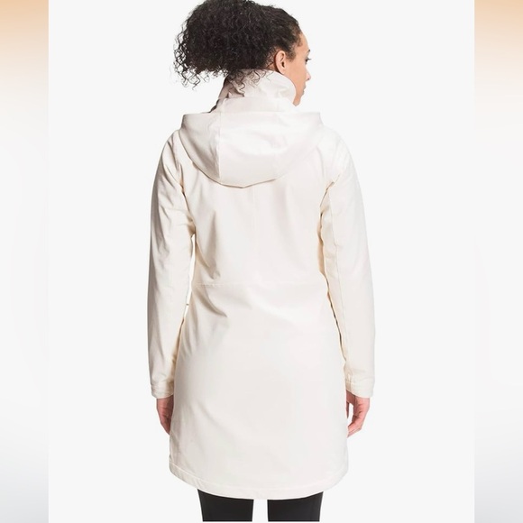 The North Face Shelbe Raschel Parka Long Jacket Full Zip Fleece Lined White L - Picture 3 of 14